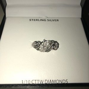 Sterling Silver Dimond Ring